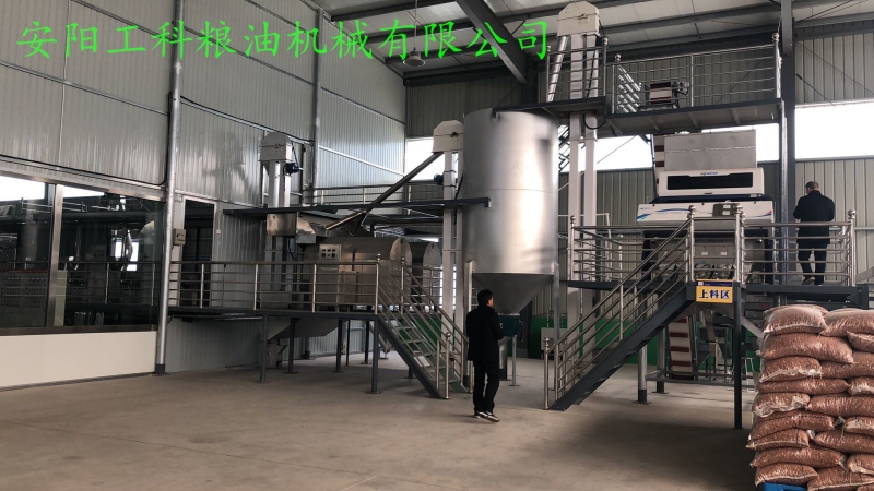 3.120t peanut oil steaming and frying section